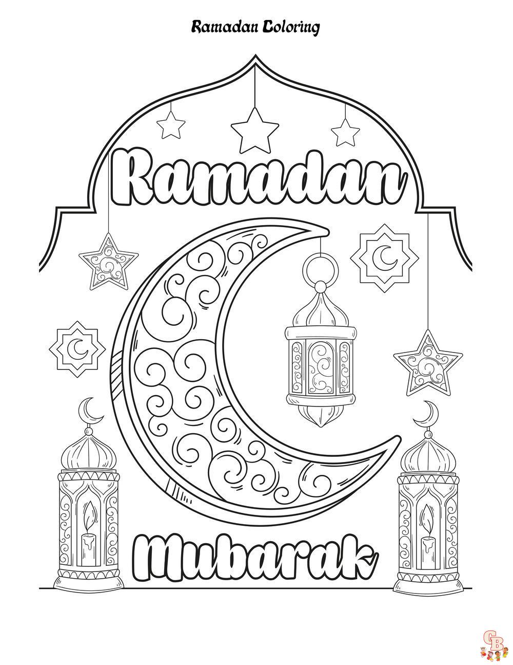 Ramadan da colorare
