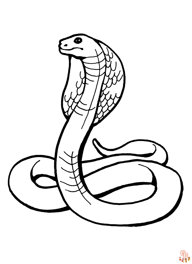 раскрашивание змей