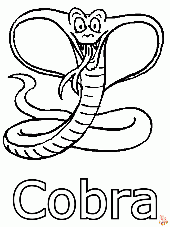 Cobras - Just Color Crianças : Páginas para colorir para crianças