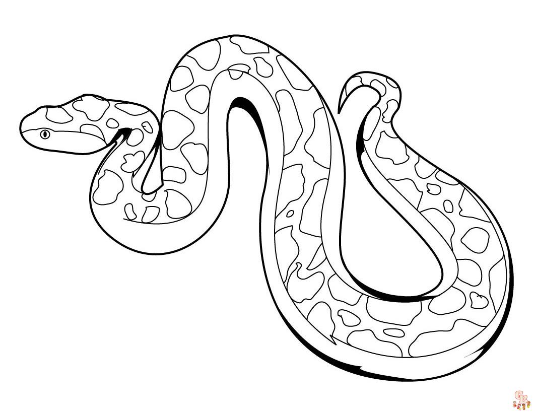 serpenti da colorare